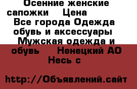 Осенние женские сапожки. › Цена ­ 2000.. - Все города Одежда, обувь и аксессуары » Мужская одежда и обувь   . Ненецкий АО,Несь с.